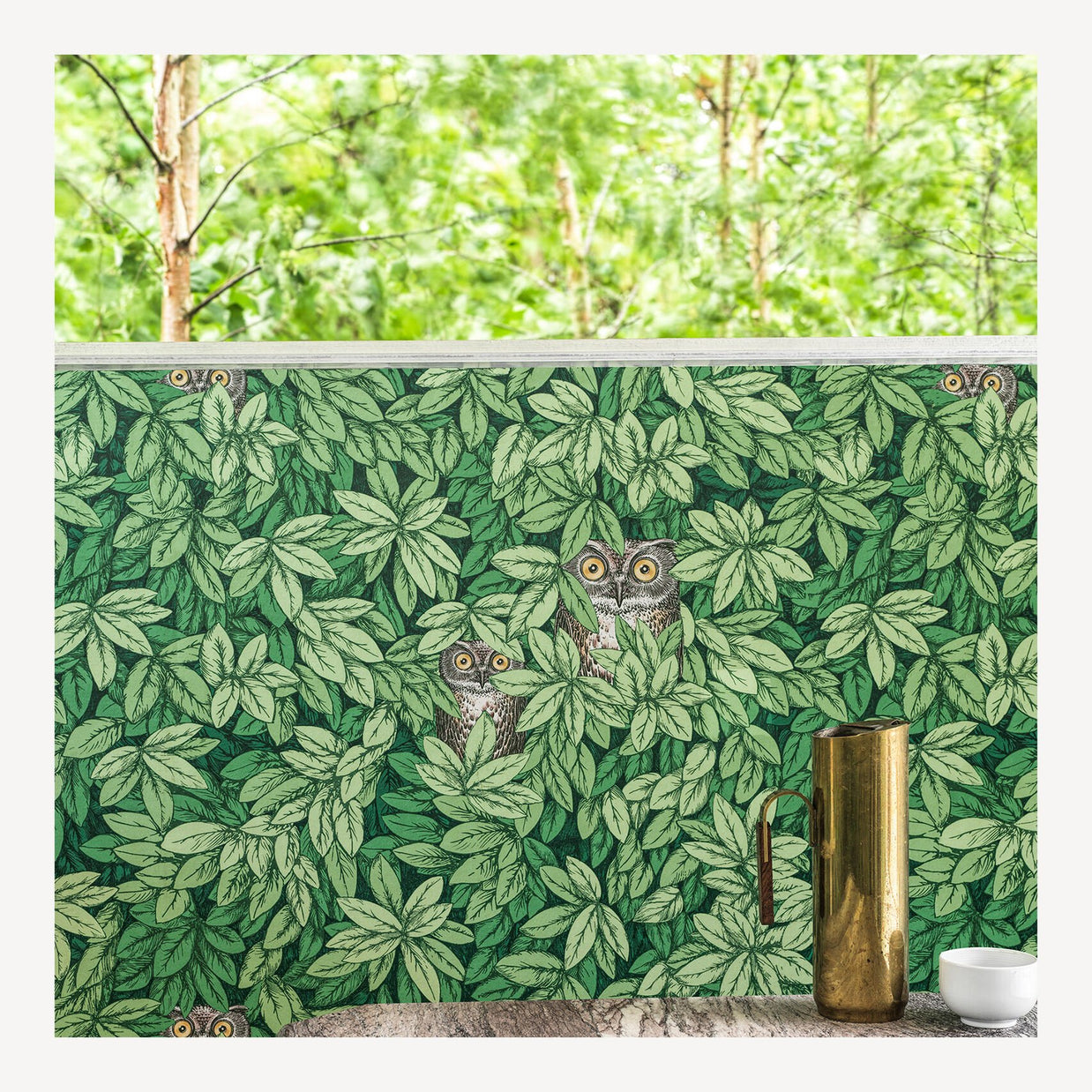Foglie e Civette by Fornasetti - Cole & Son