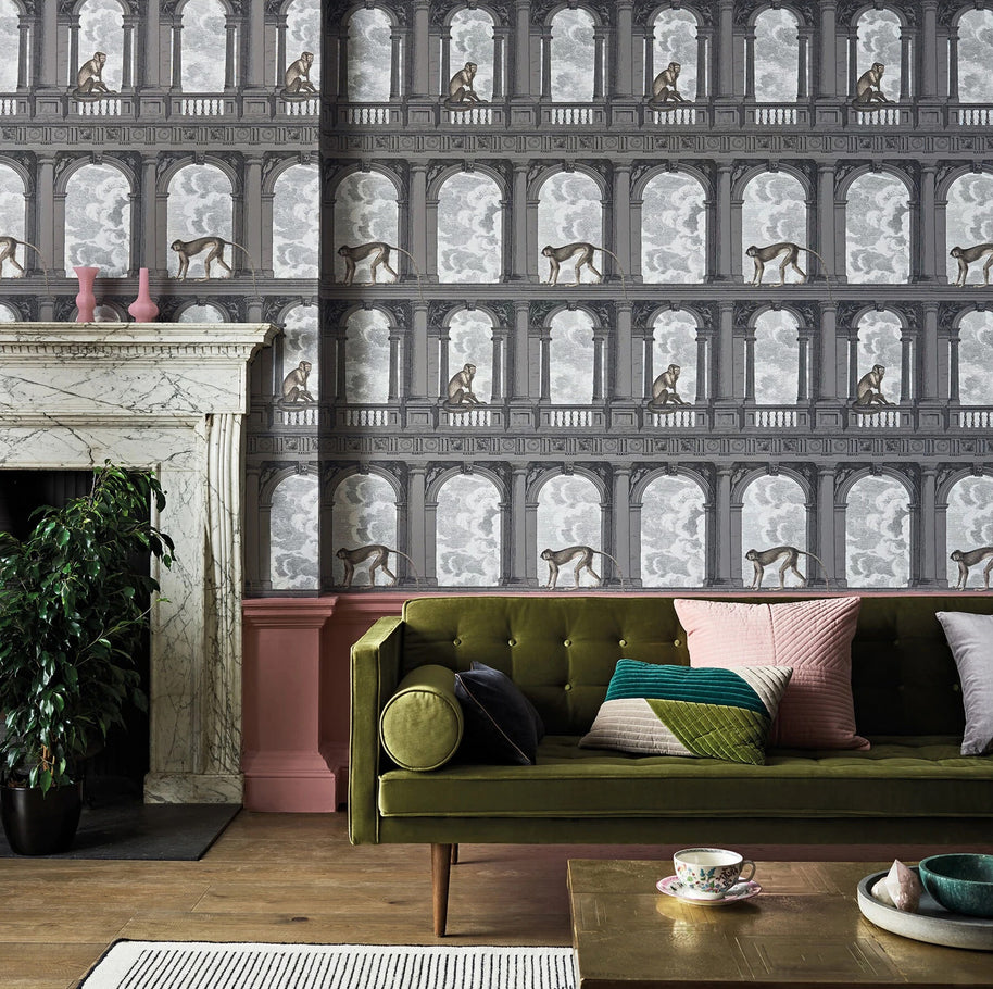 Scimmia Procuratie con Vista - Fornasetti by Cole&Son