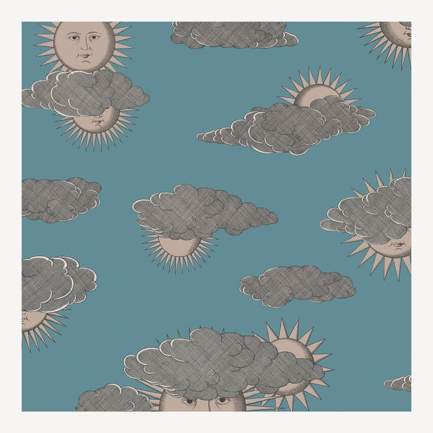Carta da parati Soli e Nuvole by Fornasetti - Cole&Son
