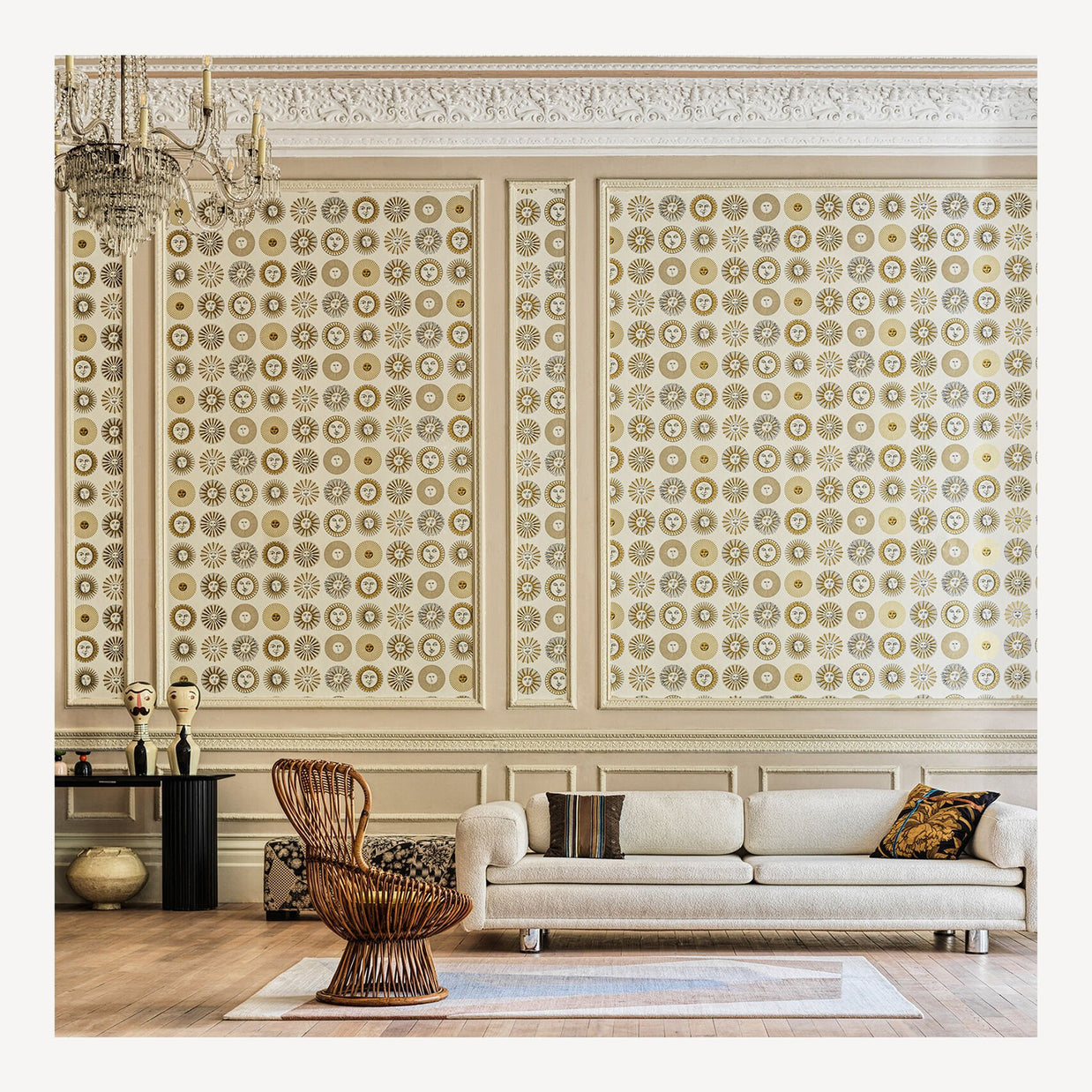 Carta da parati Soli by Fornasetti - Cole&Son