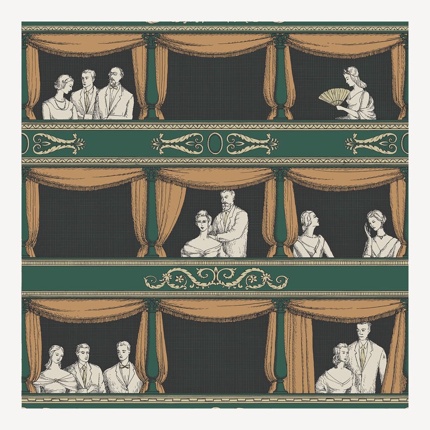 Carta da parati Teatro by Fornasetti -  Cole&Son