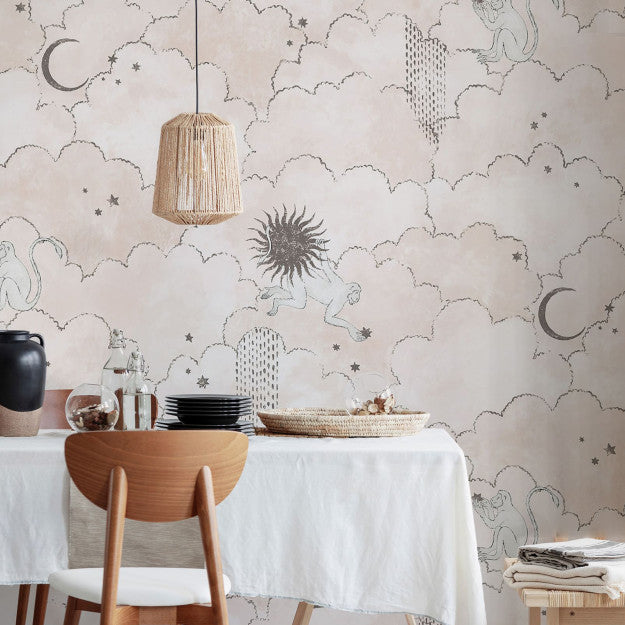 Grandi stelle e scimmie Argentate/ Dorate by Les Dominotiers